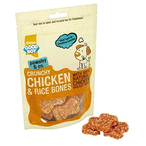 Good Boy Crunchy Chicken & Rice Bones 100g (PACK OF 4)