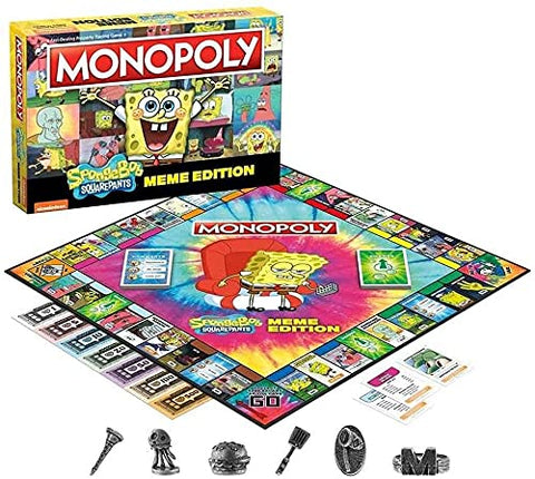 MONOPOLY: Spongebob Squarepants Meme Edition For 6 Players