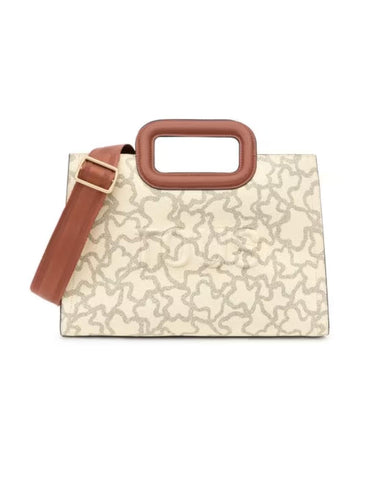 TOUS Shopping Medium Amaya Kaos Icon Beige-Multi, beige, One Size
