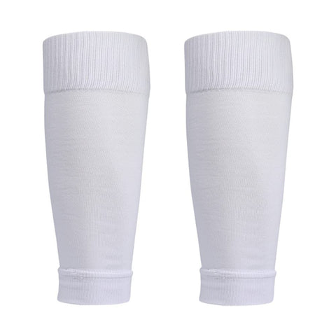 Wuluwala 2 Pack Pro Soccer Leg Sleeves Socks/Compression for Calf - over the calf, football, baseball, basketball, rugby, wrestling (White)