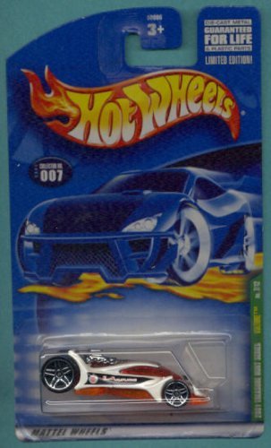 Mattel Hot Wheels 2001 Treasure Hunt Series 1:64 Scale Red & White Vulture 7/12 Die Cast #007