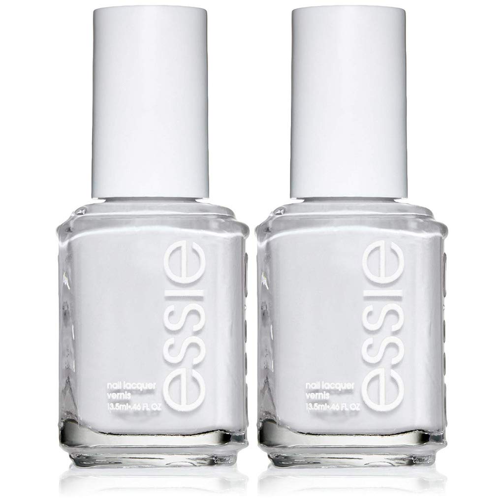 essie nail polish, blanc, white nail polish, 0.46 fl. oz, 2 count
