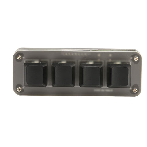 Programmable Keyboard Programmable Keypad Mini for USB RGB, Acrylic Mechanical Outdoor Acrylic for Game RGB, Numeric Keypads