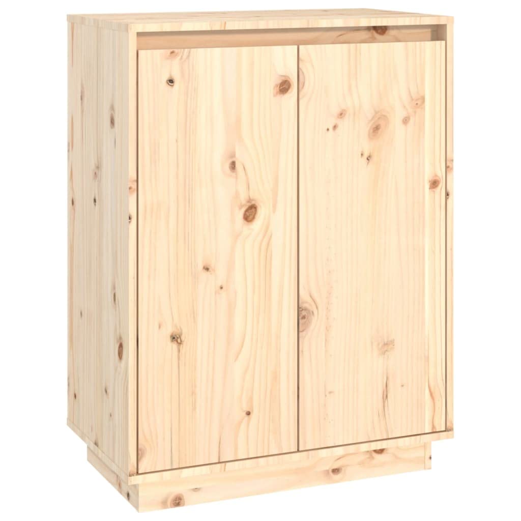 Schuhschrank 60x35x80 cm Massivholz Kiefer, Storage Unit