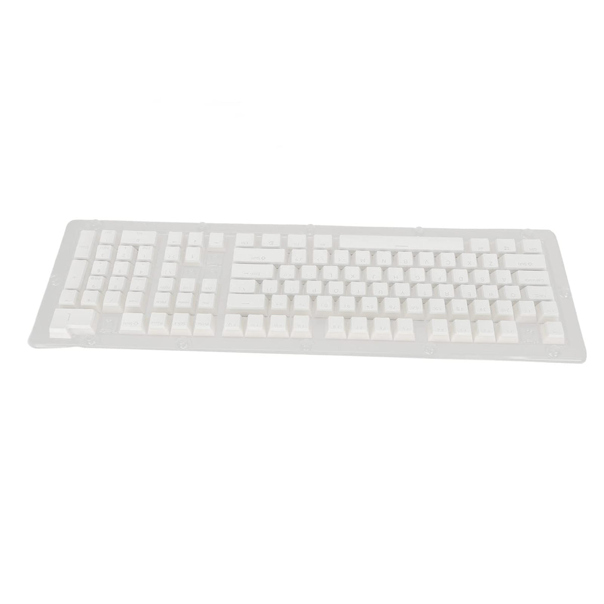 Pbt Keycaps Double Keyboards Transparent Mechanical Two Color Keycap Double Layered Pudding Keycaps Lila Gaming Keyboards (#2)
