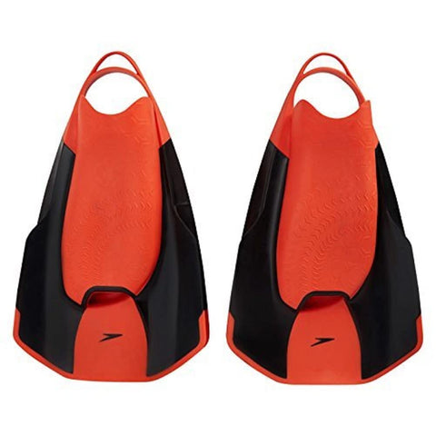 Speedo Fatskin Kickfin Swimming Fins, Red, US9.5-US11