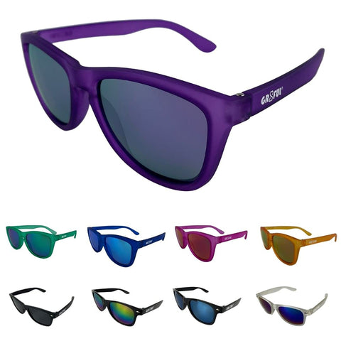 gr8fulÃƒÆ’Ã†â€™ÃƒÂ¢Ã¢â€šÂ¬Ã…Â¡ÃƒÆ’Ã¢â‚¬Å¡Ãƒâ€šÃ‚Â® Sunglasses for Men & Women | Ladies, Mens Shades | Retro Sun Glasses for Outdoors, Hiking, Walking, Golf, Fishing, Cycling, Running | UV Protection Polarized (Purple Frame, Purple Mirror Lens)