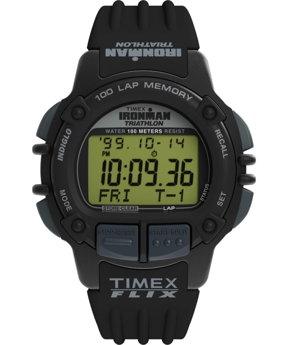 Timex Men's Digital Quartz Watch with Plastic Strap TW5M63000