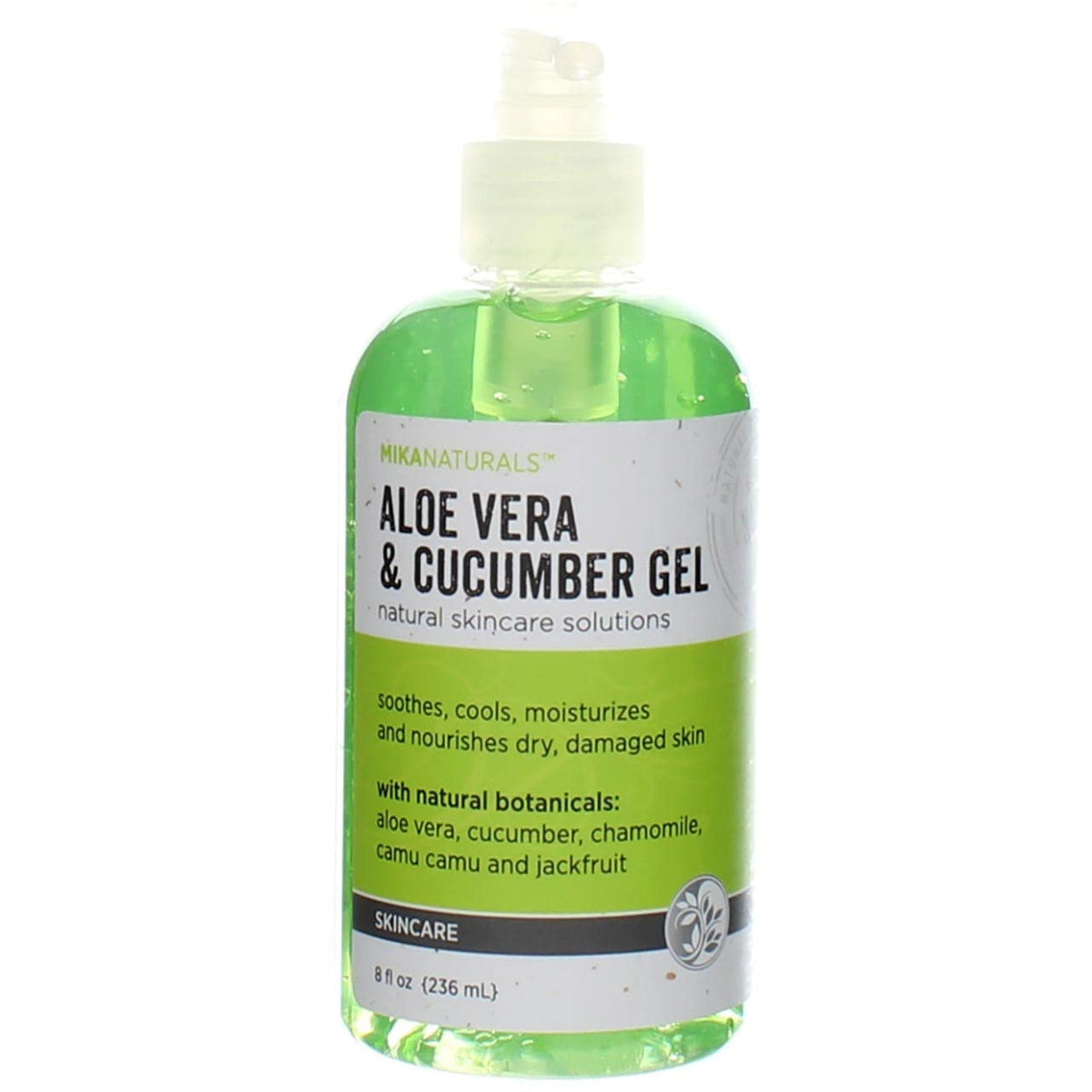 MIKA NATURALS Aloe Vera & Cucumber Gel (8 oz.)