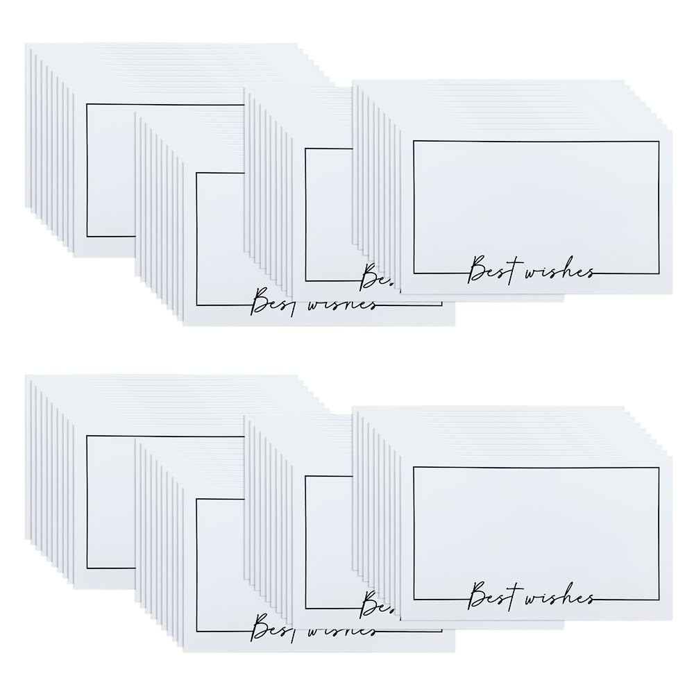 WYAN Blank Cards-80 Pcs 90x54 mm Best wish Card,Message Card,Gift Card,Blank Business Cards,for DIY Grafitti Messages,DIY Creations(Can be used with envelopes)