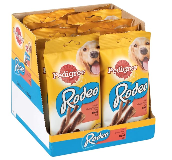 Pedigree Rodeo - Dog Treats With Beef, (98 Sticks) [MS]