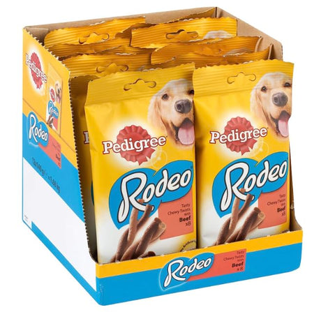 Pedigree Rodeo - Dog Treats With Beef, (98 Sticks) [MS]