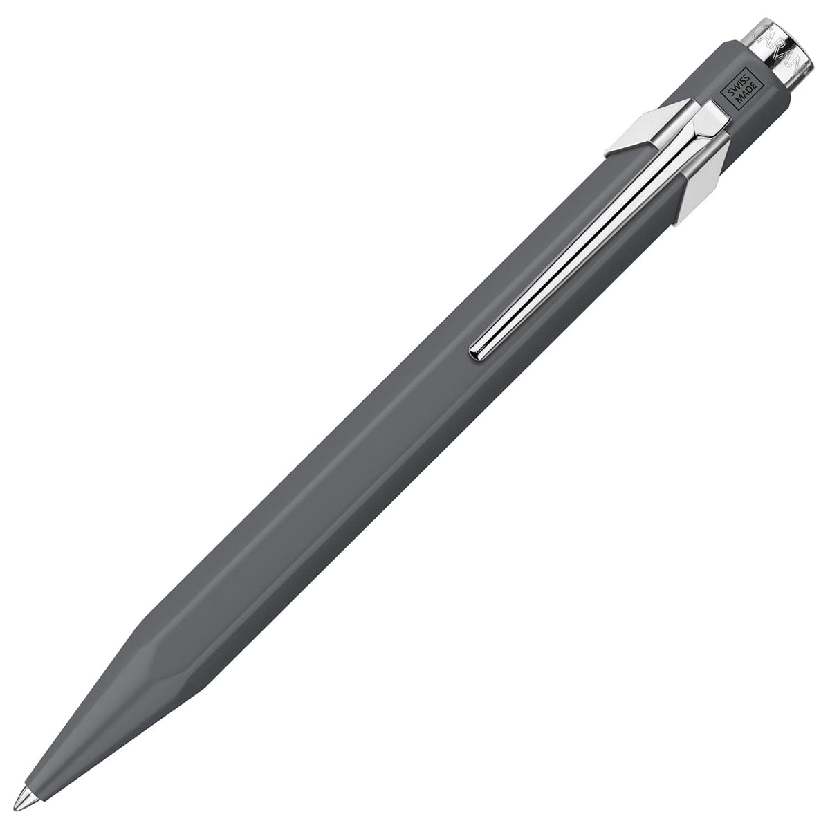 CARAN D'ACHE NF0846-495 Caran d'Ache Ballpoint Pen, Water Based, 849, Matte Gray