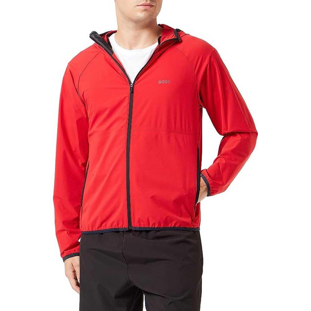 BOSS Men's J_cush Outerwear Jacket, Medium Red, XXL