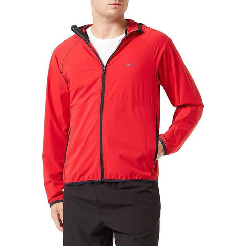 BOSS Men's J_cush Outerwear Jacket, Medium Red, XXL