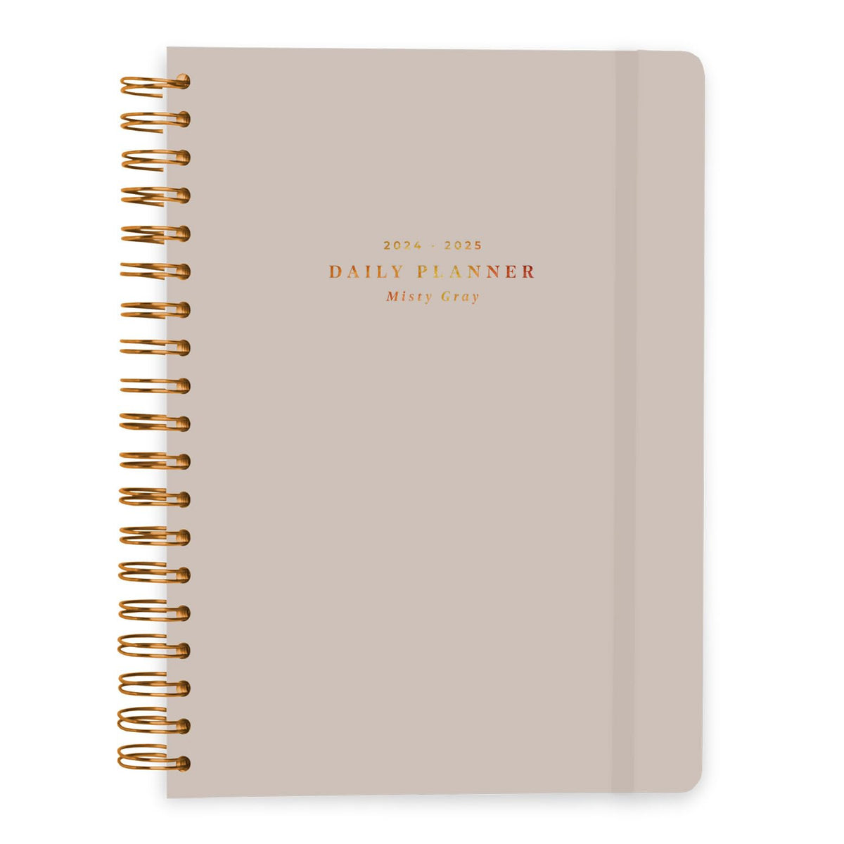 Kokonote Misty Gray Planner 2024-2025 | 12 Months A5 Academic Planner 2024-2025 Week To View | August 2024 - July 2025 | Planner 2024-2025 Daily Weekly and Monthly | Weekly Academic Planner