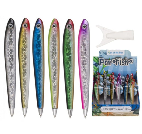 Fish ballpoint pen - Sold individually - Sardine, fishing bait, unusual and fun