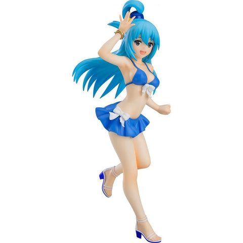 Max Factory Kono Subarashii: Aqua (Swimsuit Ver.) Up Parade PVC Figure, Multicolor