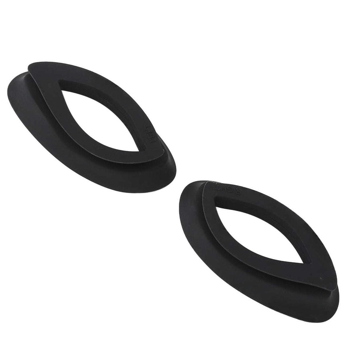LED Photon Facial Cover Eye Cover, Silicone Protective Eye Patch for Skin Rejuvenation Eye Protect, White and Black (Black)