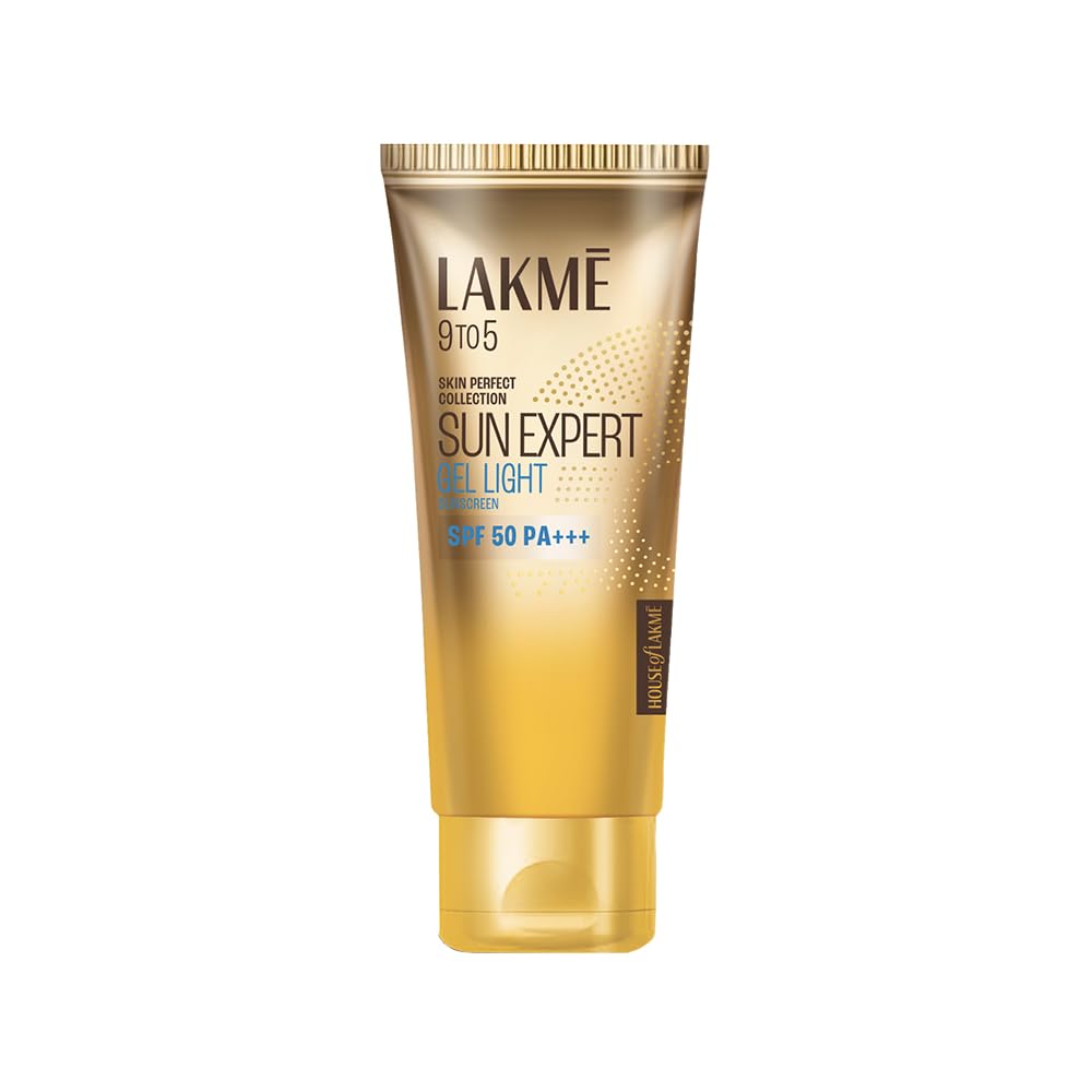 Lakme Sun Expert, SPF 50 PA+++ Ultra Matte Gel Sunscreen, 100ml, for Sun Protection, with Vitamin B3, C & E, Blocks upto 97% of Harmful UVB Rays, Lightweight and Non-Sticky, For Men & Women