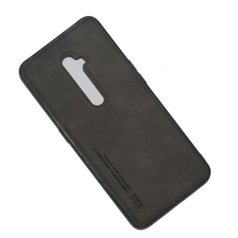Kepuch Silklike Case for Oppo Reno 2 - Cover Bumper Built-in Metal Plate for Oppo Reno 2 - Black