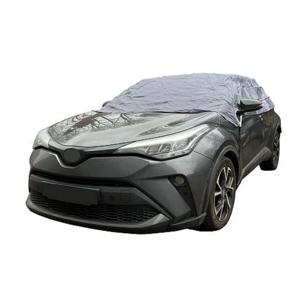 Sakura SS5384 Car Top Cover - Frost Protection Water Resistant - Universal Easy Fit - Choose from 4 Sizes,Silver,Large