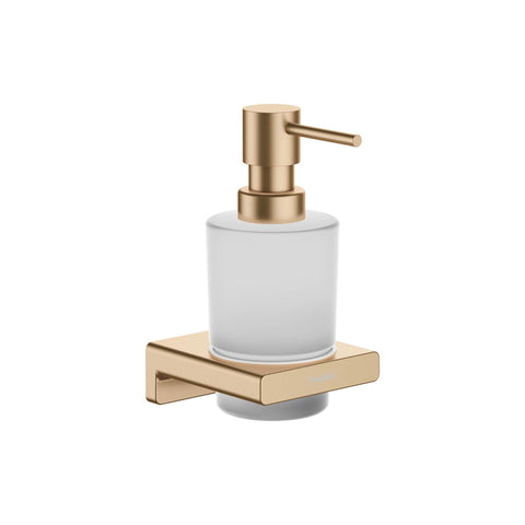 hansgrohe 41745140 AddStoris Soap Dispenser, Brushed Bronze