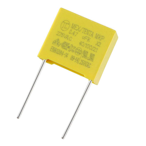 uxcell Safety Capacitors Polypropylene Film 0.47uF 275VAC X2 MKP 5 Pcs