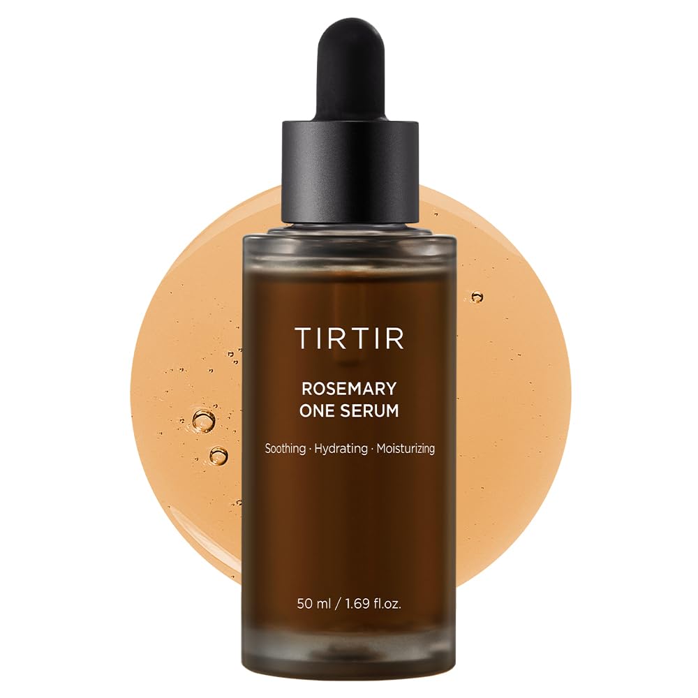 TIRTIR Rosemary Ampoule 1.69 fl. oz. (50ml) - Nourishing, Hydrating Serum for Sensitive and Dry Skin, Fine Lines, Uneven Skin tones, Powerful Antioxidant Propertise, Rosemary Skincare