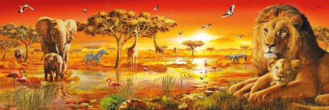 Clementoni African Savannah 1000 Piece Panoramic Jigsaw Puzzle