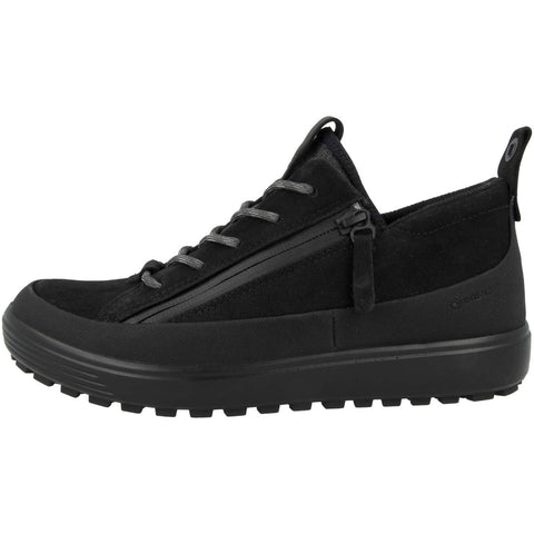 Ecco Outdoor womens Soft 7 Tred Zip Gore-tex Sneaker, Black Camel Nubuck, 8-8.5 US