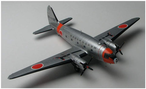 Platz C-46D JASDF Curtiss Commando Airplane Model Building Kit, Scale 1/144