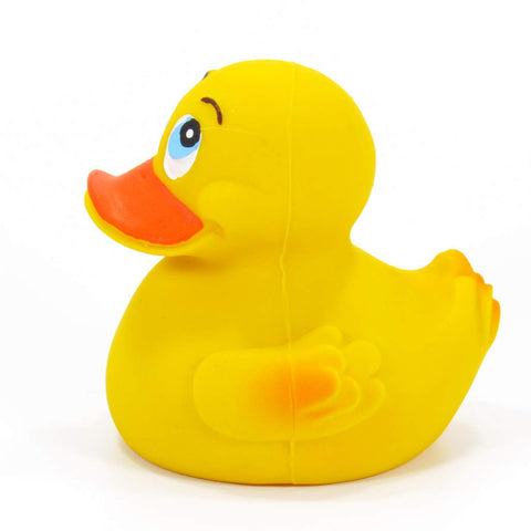 Lanco Classic Yellow Rubber Duck Bath Toy | All Natural, Organic, Eco Friendly, Squeaker | Collectable | 3ÃƒÂ¢Ã¢â€šÂ¬Ã‚Â | Imported from Barcelona, Spain