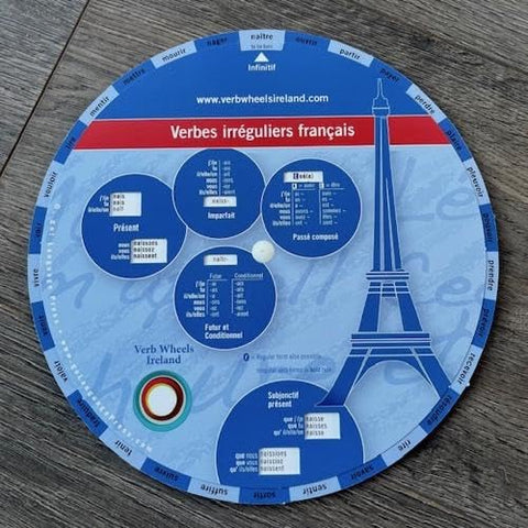 French Irregular Verb Wheel : Bilingual