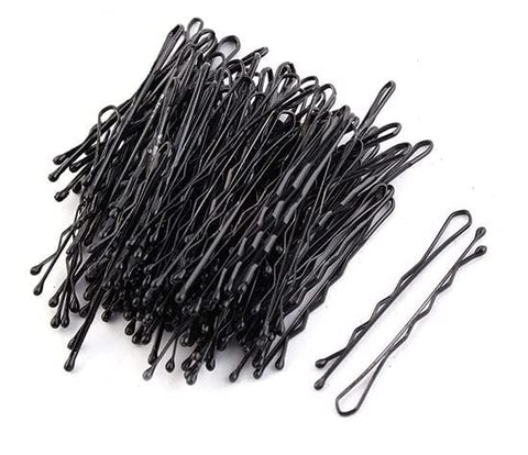 AnAsh Hair Pins 60 Pcs, Bobby Pins for Women, Hair Grips for Thick, Thin, Wavy, Curly, Long and Short Hair, Perfect for daily Wearing, Casual, Party, Travel, & Weddings (Black)