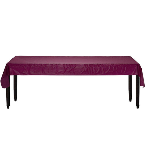 amscan Solid Roll party-tablecovers, 40" x 100', Red