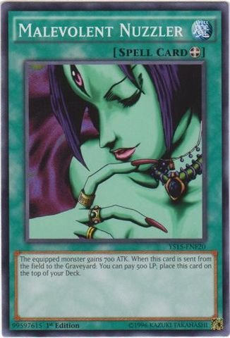Yu-Gi-Oh! - Malevolent Nuzzler (YS15-ENF20) - Starter Deck: Saber Force - 1st Edition - Common