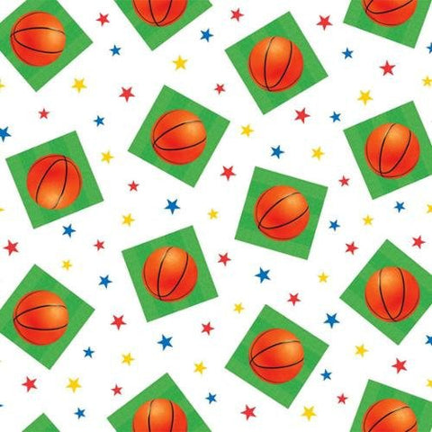 Basketball Printed Plastic Table Cover for Party