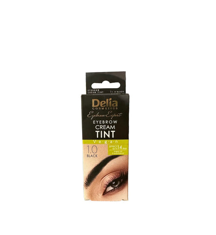 DELIA HENNA/COLOR CREAM EYEBROW PROFESSIONAL TINT KIT SET Black