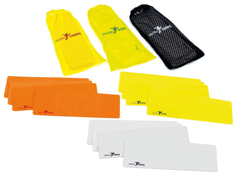 Precision White Rectangular Markers (Set of 10)