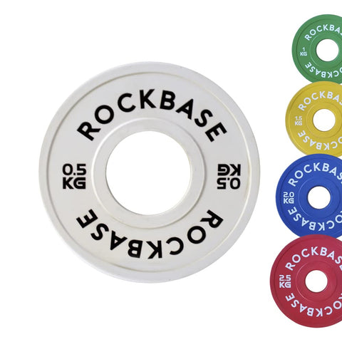 Olympic Rubberised Fractional Weight Change Plates, Micro Weights, Incremental Weights, Weight Plate Disc, Cross Fitness Deadlifts Strength Training Home Gym 0.25kg, 0.5kg, 1.0kg, 1.5kg, 2.0kg, 2.5kg