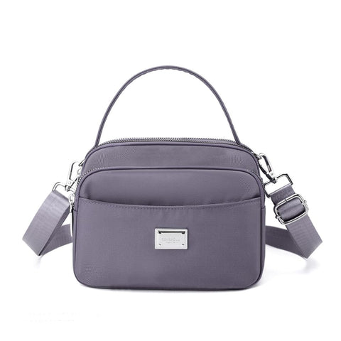 JIANLINST Women Crossbody Phone Bag Purse Mini Shoulder Bag Small Multi Pocket Crossbody Handbag Bag for Ladies Girls Grey