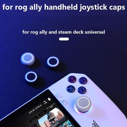 For ASUS ROG Ally Joystick Caps,Handheld Console Thumb Grips Controller Stick Cap Cover for Steam Deck Game Controller Silicone 4pcs