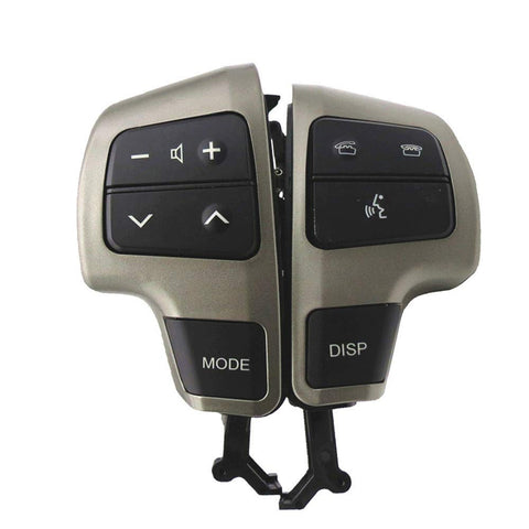 84250-60080/84250-60050 Steering Pad Multifunction Audio Cruise Switch for Toyota Land Cruiser 2007-2015, Gray
