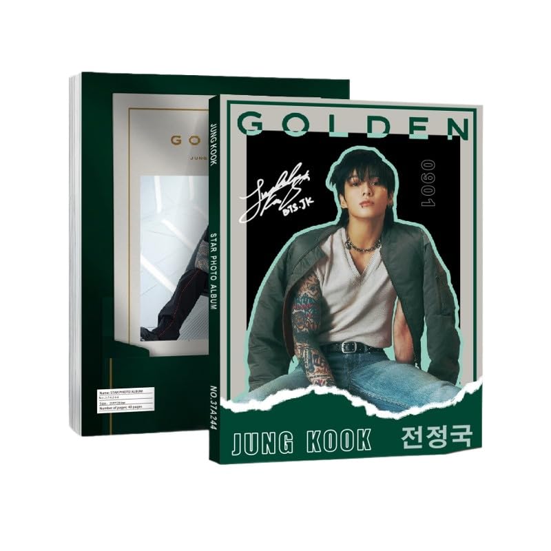BTS JUNGKOOK new album GOLDEN peripheral high definition album photo album (37A244-JK)