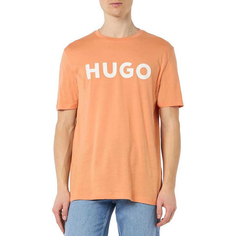 HUGO Mens T-Shirt Med Orange XL