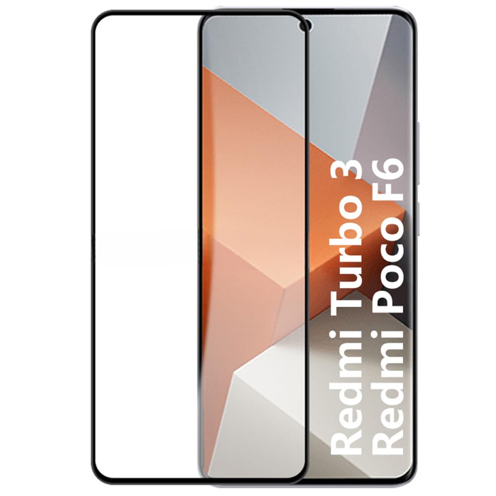 Kepuch Screen Protector Compatible for Redmi Turbo 3 / Poco F6 - Tempered Glass 2 Pack