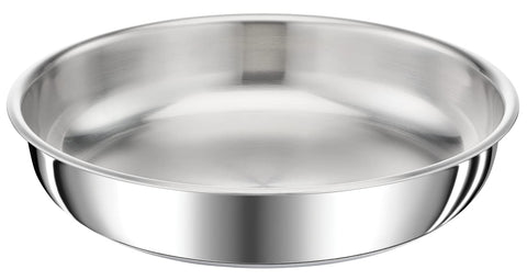 Ingenio Preference L9720402 Stackable Frying Pan, Stainless Steel, Induction, Versatility, Space Saving