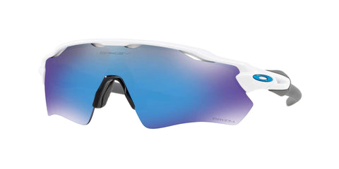 Oakley Men's Radar Ev Path 920873 Sunglasses, Polished White/Prizmsapphire, 38