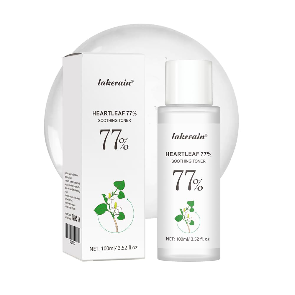 Heartleaf 77% Soothing Toner with HOUTTUYNIA CORDATA Extract for Deep Moisture Balance and Soothing, Facial Care for Sensitive Dry Oily Skin